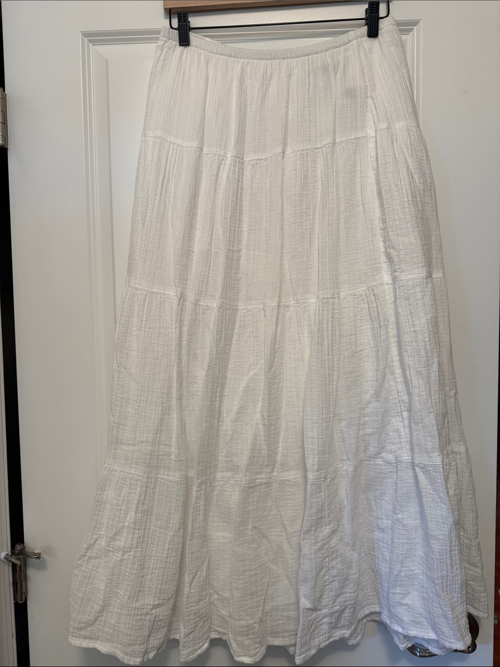 Universal Thread White Tiered Maxi Skirt